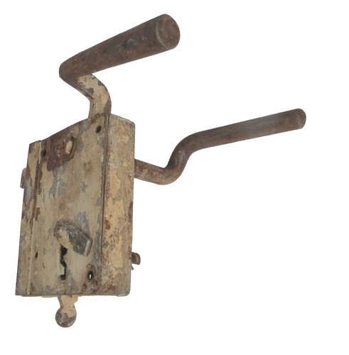 Altes kastenschloss fragment - altes,